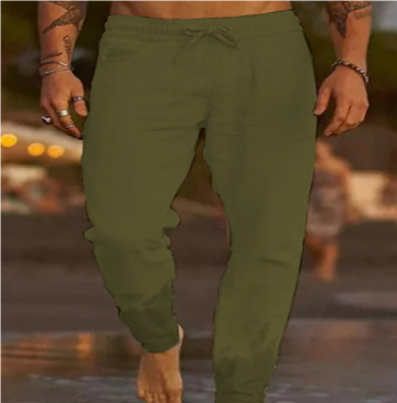 Herren Lässige Kordelzug Hose Bequeme