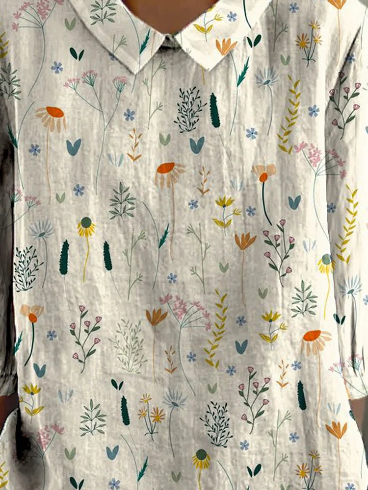 Raelyn - Lässige Wildblumenbluse für Damen - Kuschelig & Stylisch