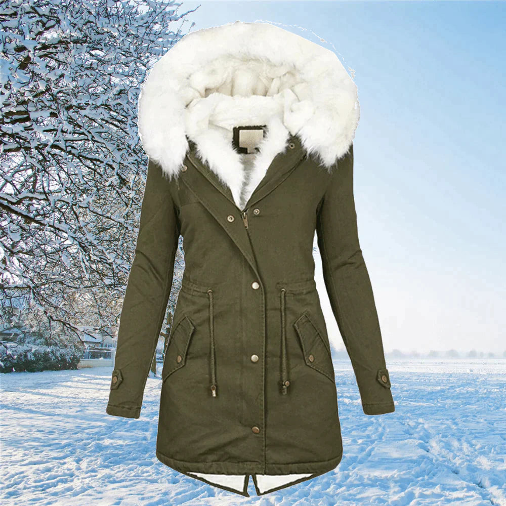 Lauren – Trendiges warmes Design Parka Jacke – Stil & Komfort