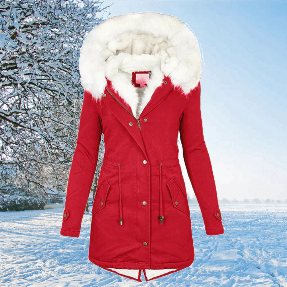 Lauren – Trendiges warmes Design Parka Jacke – Stil & Komfort