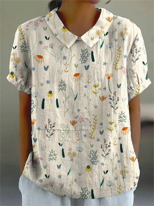 Raelyn - Lässige Wildblumenbluse für Damen - Kuschelig & Stylisch