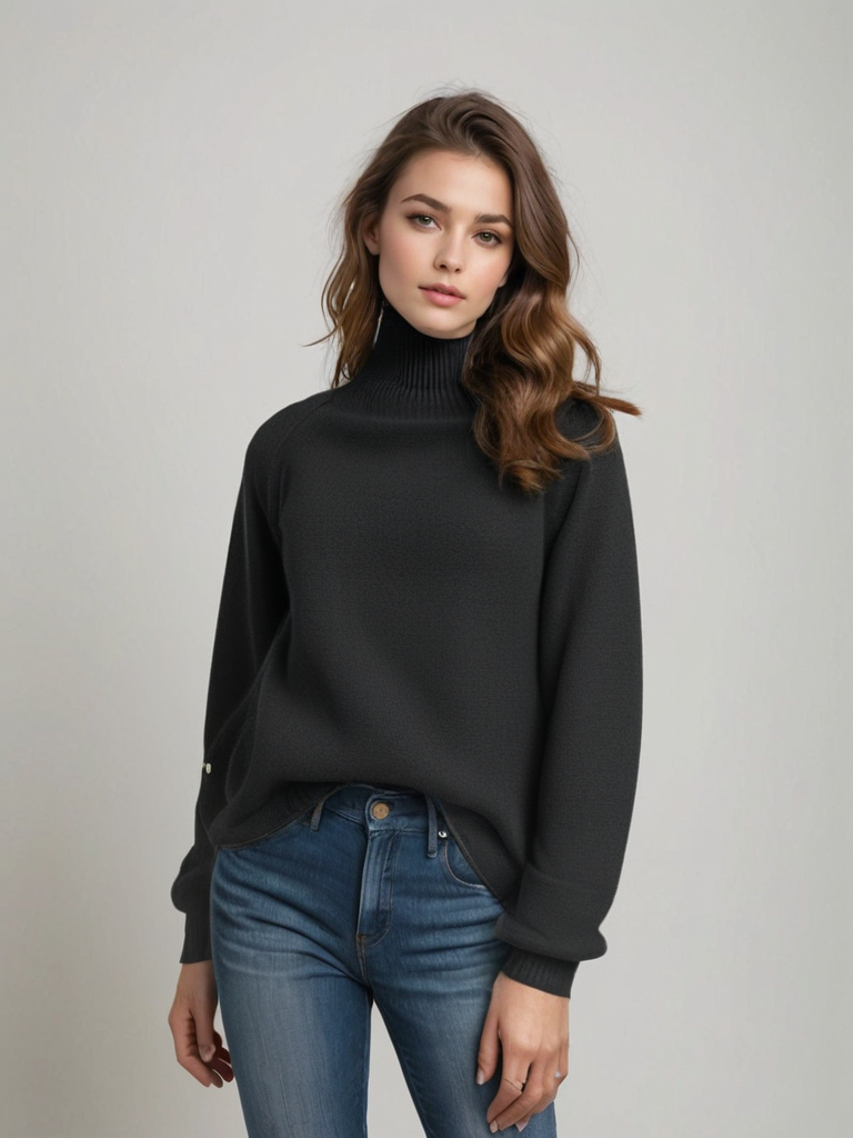 Kisses – Stilvoller Strickpullover für Damen, Kuschelig & Elegant