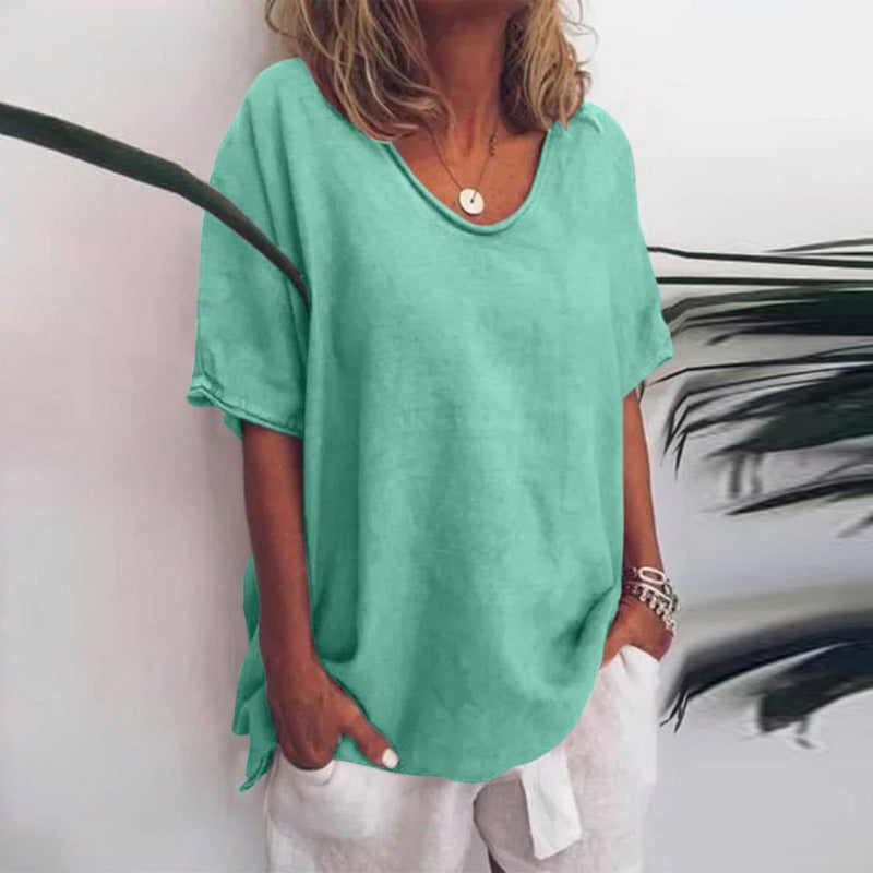 Bequeme lockere Bluse für Damen