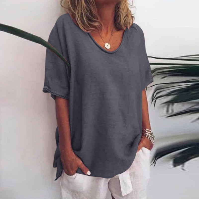 Bequeme lockere Bluse für Damen