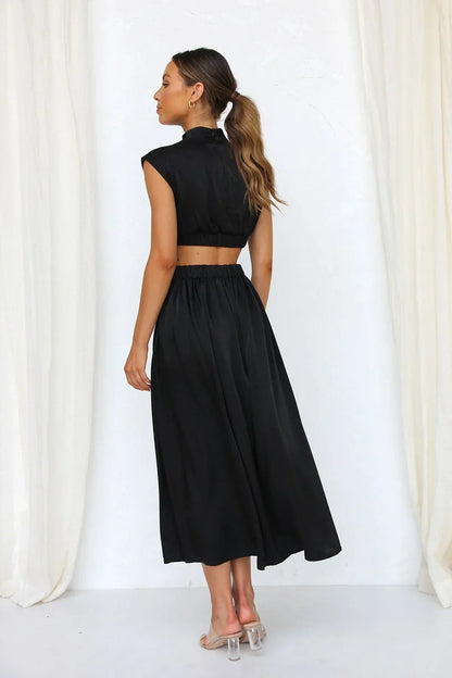 Amelia - Sommerliches Midikleid für Damen- Leicht und elegant