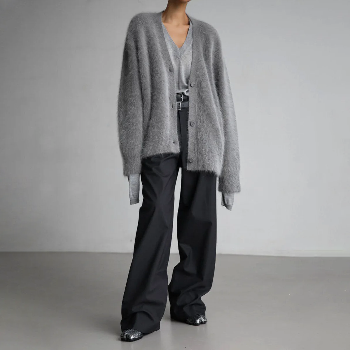 Laura Kaschmir Couture Luxuriöse Strickjacke mit zeitlosem Chic