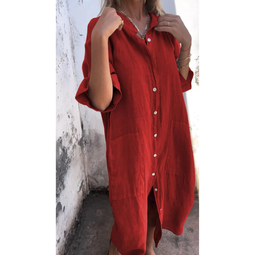 Anastasia – Elegantes Hemdkleid für Damen – Stil & Selbstbewusstsein