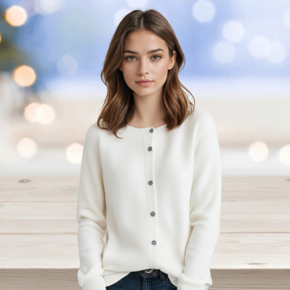 Arianne Cardigan – Stilvolle Wärme & Eleganz