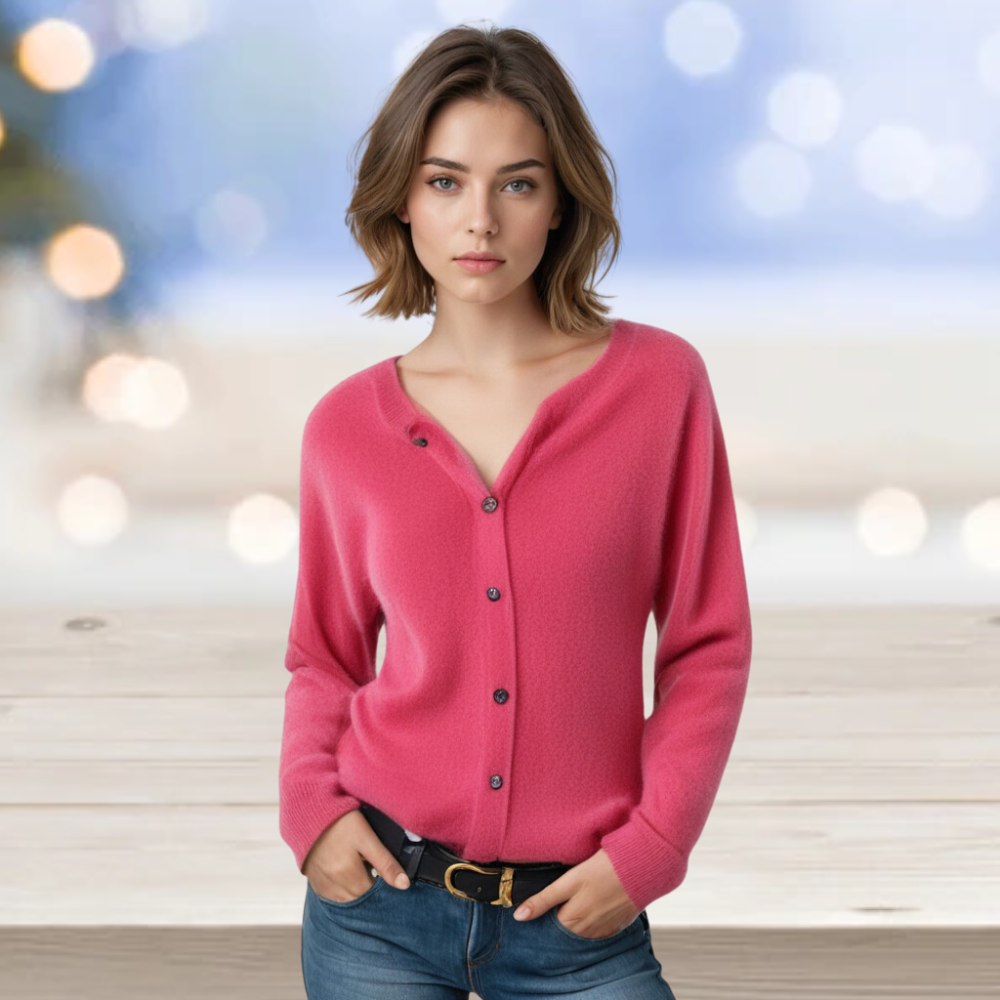 Arianne Cardigan – Stilvolle Wärme & Eleganz