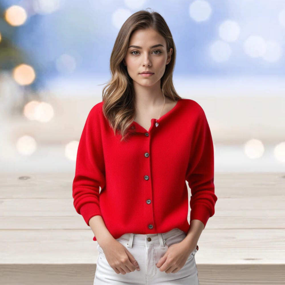 Arianne Cardigan – Stilvolle Wärme & Eleganz