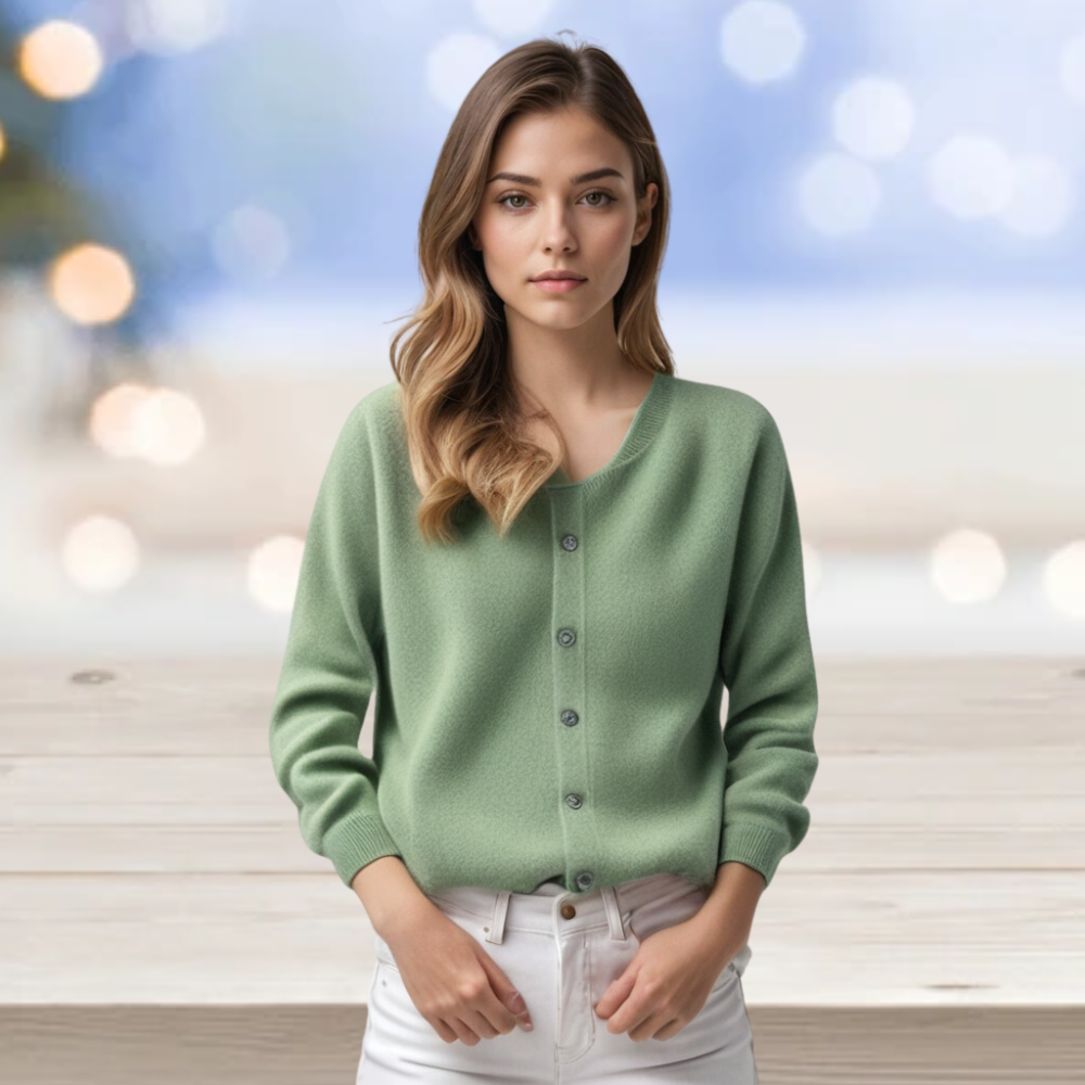 Arianne Cardigan – Stilvolle Wärme & Eleganz