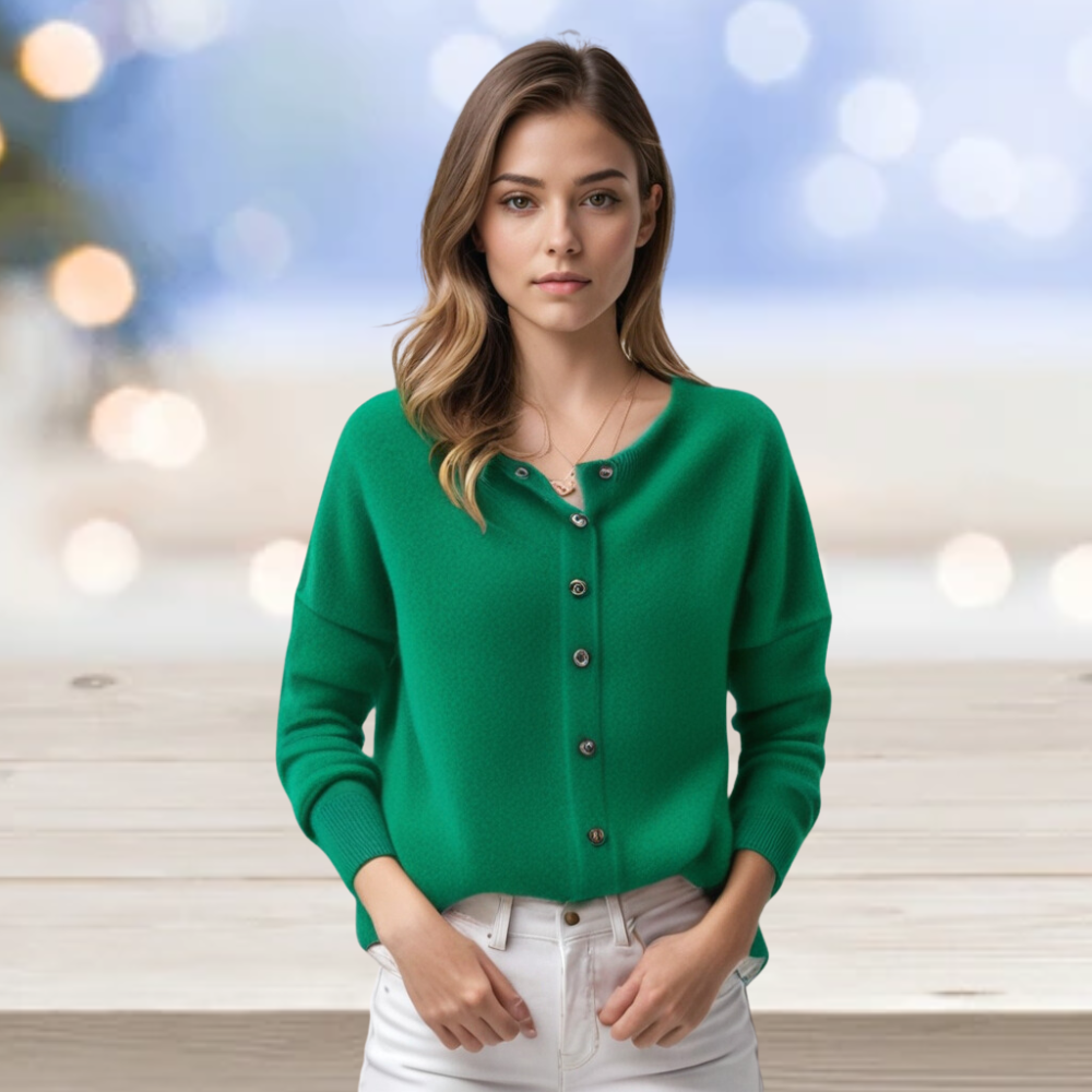 Arianne Cardigan – Stilvolle Wärme & Eleganz