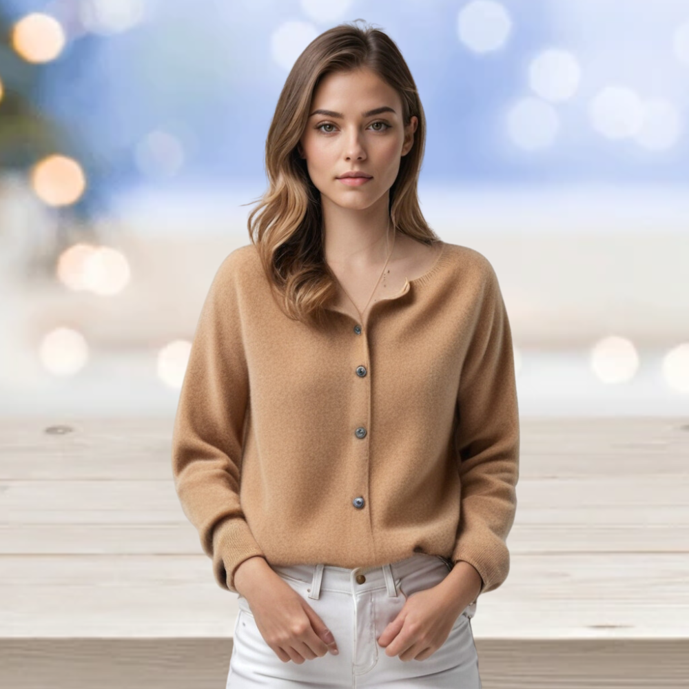 Arianne Cardigan – Stilvolle Wärme & Eleganz