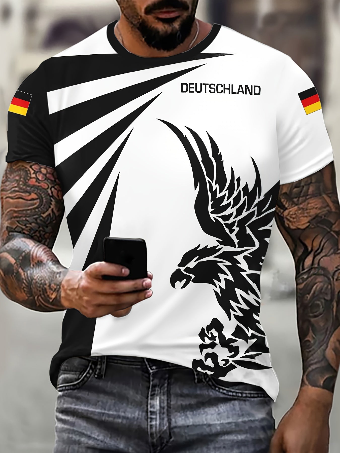 Cyrus - Deutschland Euro 2024 Herren Fußballtrikot - Sportlich & Atmungsaktiv
