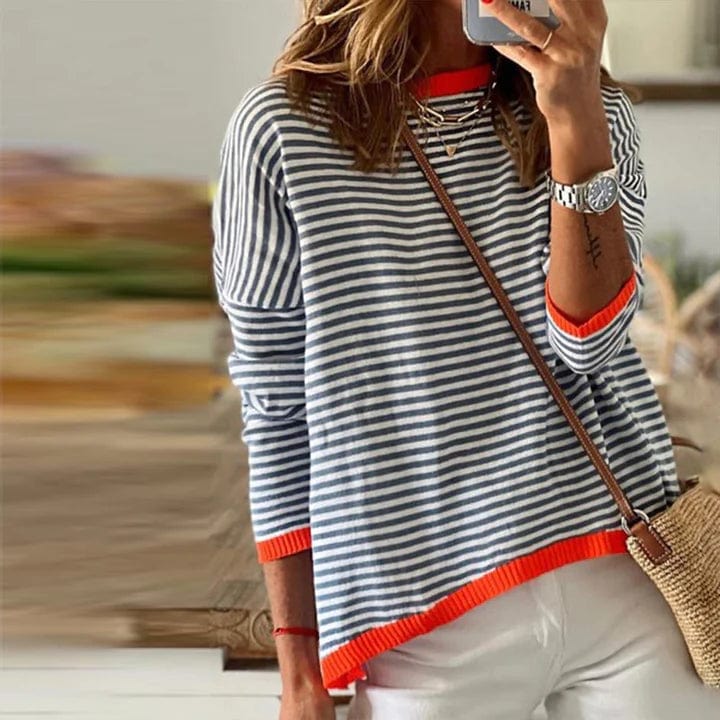 Lina - Gestreifter Pullover für Damen - Gemütlich & Stylisch