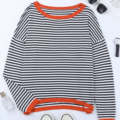 Lina - Gestreifter Pullover für Damen - Gemütlich & Stylisch