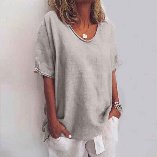 Bequeme lockere Bluse für Damen