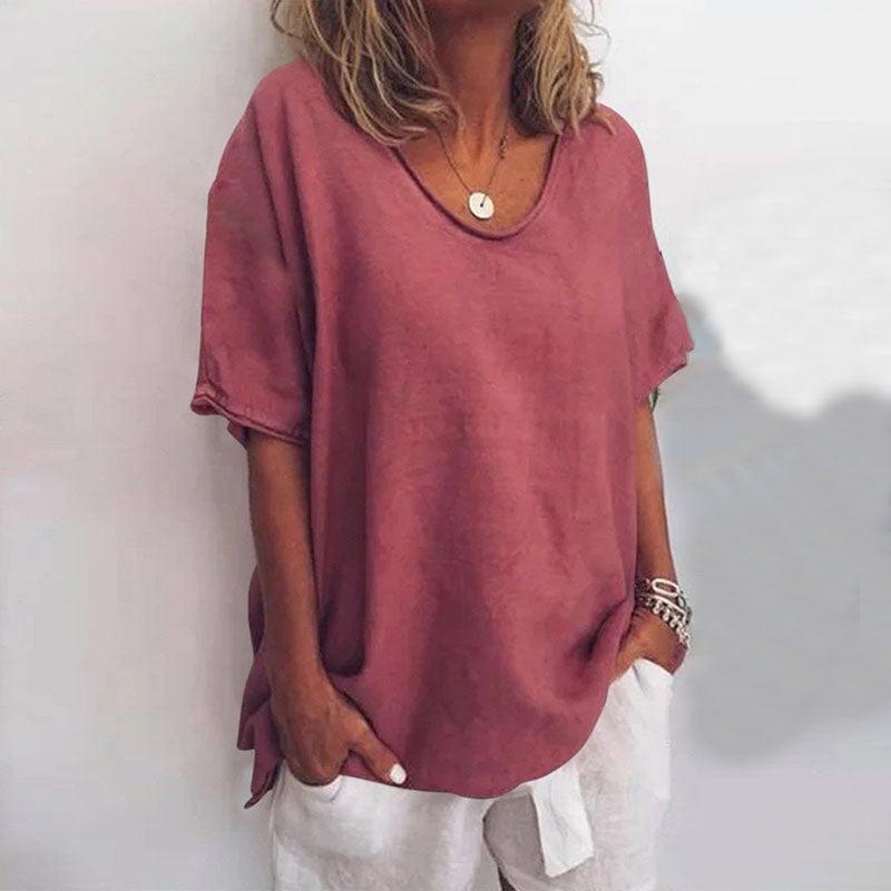 Bequeme lockere Bluse für Damen
